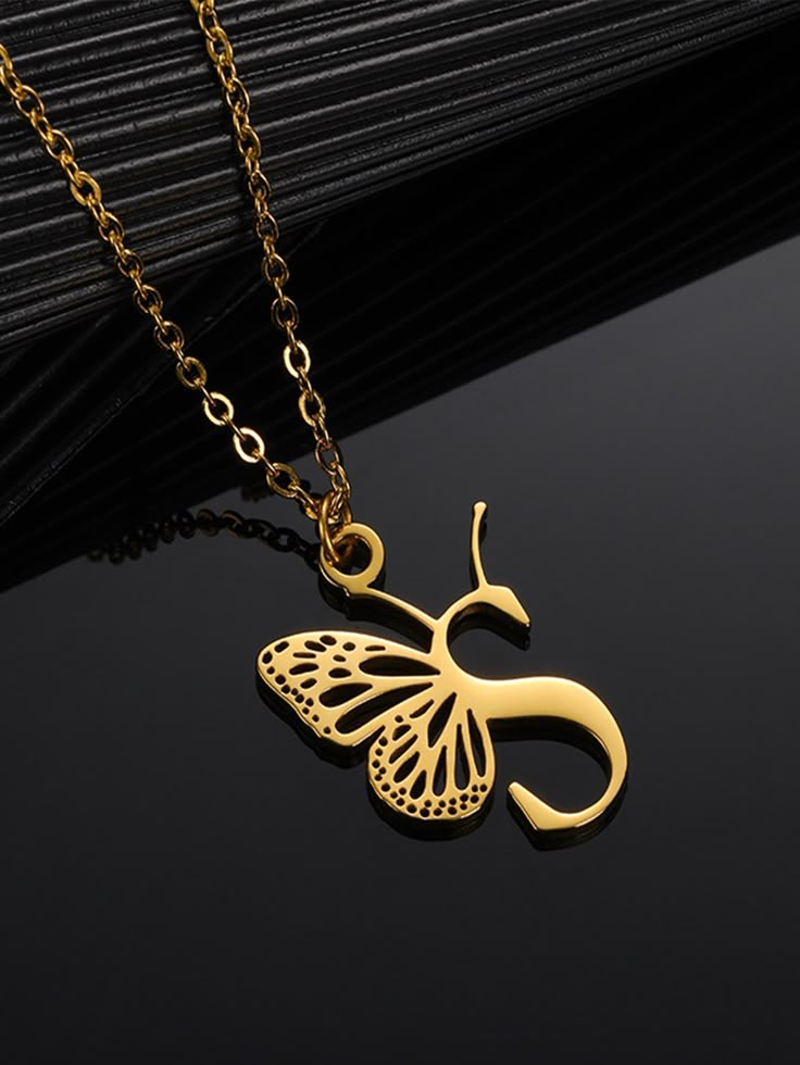 Name Engraved Gold Pendant
